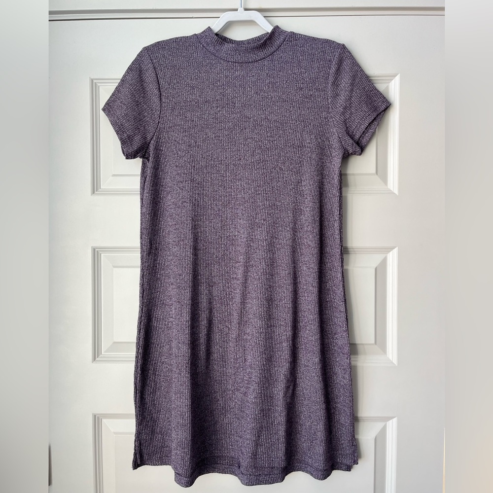 Cotton On purple high neck dress (size: S)